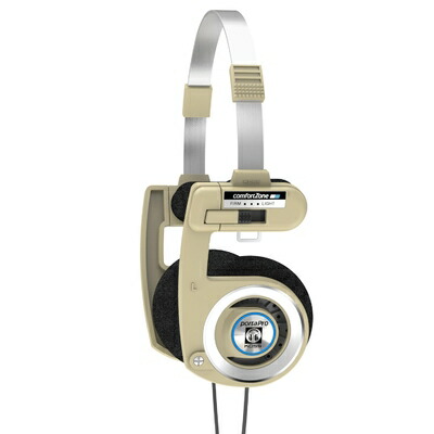 【中古】（新古品）Koss Porta Pro 有線 制限事項版 音楽的リズム ベージュ オンイヤーヘッドホン インラインマイクロホン 音の大きさ自然調整 タッチリモコン 捉え所のない持ちはこび容れもの付き添い人 3.5粍繋ぎ付き添い人 音楽的リズムベージュ オーディオ-ヘッドホン・イヤホン