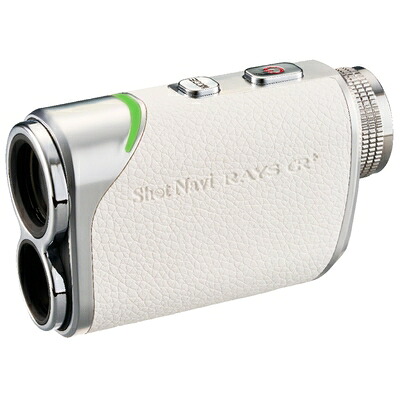 【中古】（新古品）Shot Navi(ショットナビ) ゴルフ 切れ間計 レーザ切れ間価値付ける器 LaserSniper RAYSつづき物 / 1600y価値付ける 軽さ 6倍望遠レンズ 高低差 Type-C申し受ける式 専用入れもの付き添い人 (RAYS GR +, 白いこと)