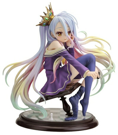 【中古】（新古品） コトブキヤ ノーゲーム・ノーライフ 白 1/7スケール PVC製 塗装済み完成品フィギュア