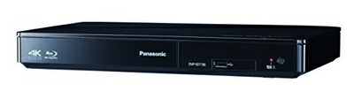 【中古】（新古品） パナソニック ブルーレイプレーヤー 4K引きあげるうつり変わり相応う DMP-BDT180-K サイバー空間映像 (YouTube, Netflix)相応う