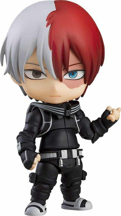 【中古】（新古品） ねんどろいど 僕のヒーローアカデミア THE MOVIE ワールド ヒーローズ ミッション 轟焦凍 ステルススーツVer. ノンスケール ABS&PVC製 塗装済み 可動フィギュア G12611