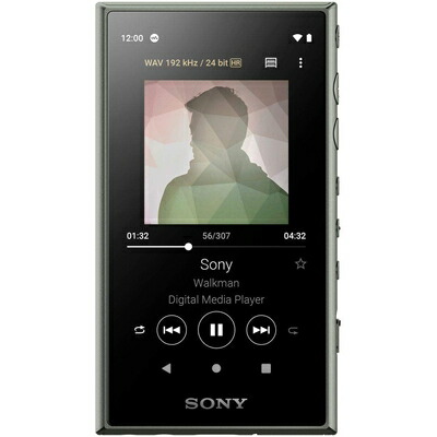 【中古】(新古品) ソニー ウォークマン 16GB Aシリーズ NW-A105 : ハイレゾ対応 / MP3プレーヤー / bluetooth / android搭載 / microSD対応 タッチパネル搭載 最大26時間連続再生 360 Reality Audio再生可能モデル アッシュグリーン NW-A105 GM