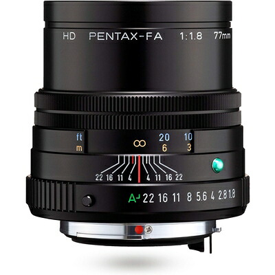 【中古】（新古品）ペンタックス HD PENTAX-FA 77mmF1.8 Limited ブラック 中望遠単焦点レンズ 27880