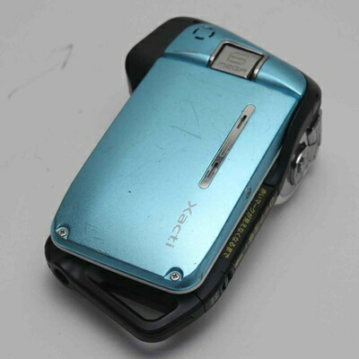 【中古】 SANYO 防水型デジタルムービーカメラ Xacti (ザクティ)シリーズ (マリンブルー) DMX-CA65(L)