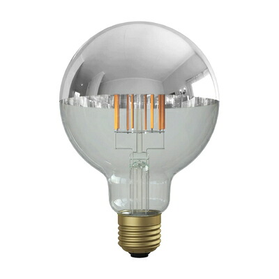 【中古】（新古品） 【3年 繊維LED白熱電球「Siphon」どんぶり鉢95 Silver mirror LDF34D】色熱度:2200K E26 暖系白熱電球色 読みやすい 瑠璃 レトロ アンティーク インダストリアル ブルックリン 着飾る 照明装置 間接的な行動照明装置 照明ランプ