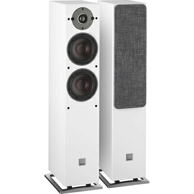 【中古】（新古品） DALI ダリ OBERON 5 フロアスタンディングスピーカー 130?ダブルウーハー OBERON5WH ホワイト 2台1組