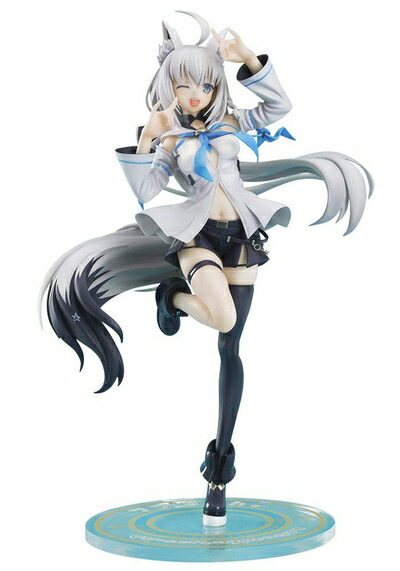 【中古】（新古品） ルミナスボックス 白上フブキ 1/7スケール PVC製 塗装済み完成品フィギュア
