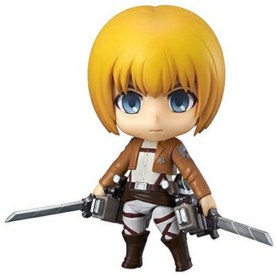 【中古】（新古品） ねんどろいど 進撃の巨人 アルミン アルレルト ノンスケール ABS&PVC製 塗装済み可動フィギュア 二次再販分