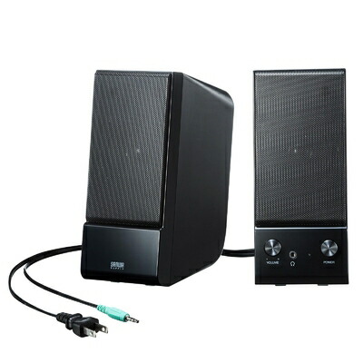 【中古】 サンワサプライ マルチメディアスピーカー MM-SPL14BKN