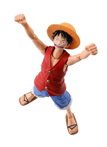 【中古】（新古品） TAMASHII NATIONS S.H.フィギュアーツ ONE PIECE モンキー・D・ルフィ -冒険の夜明け- 約145mm ABS&PVC製 塗装済み可動フィギュア