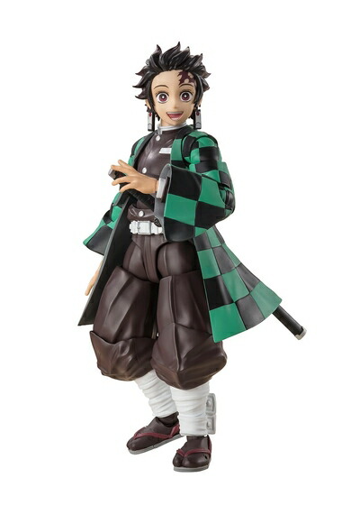【中古】（新古品） S.H.フィギュアーツ 鬼滅の刃 竈門炭治郎 約140mm PVC&ABS製 塗装済み可動フィギュア