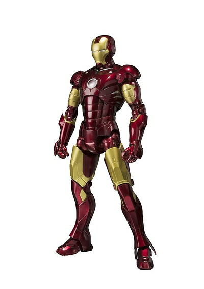【中古】(新古品) TAMASHII NATIONS S.H.フィギュアーツ アイアンマン マーク3 約155mm ABS&PVC&ダイキャスト製 可動フィギュア|ベアホームズ