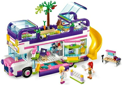 【中古】レゴ(LEGO) フレンズ フレンズのうきうき心うれしい・二階建てバス 41395