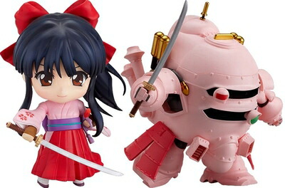 【中古】（新古品） サクラ大戦 ねんどろいど 真宮寺さくら&光武セット (ノンスケール ABS&PVC製塗装済み可動フィギュア)