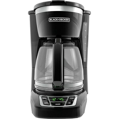 【中古】（新古品） BLACK+DECKER CM1160B 12 Cup Programmable Coffee Maker, Digital Control Programmable Coffee Maker, Black/Stainless Steel by BLACK+DECKER