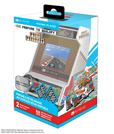 【中古】 My Arcade ポール ポジション レーシング プレーヤー: 2 つのゲーム、リアル レーシング コントロールを備えたレトロ ミニ アーケード ゲーム コンソール 12,037円