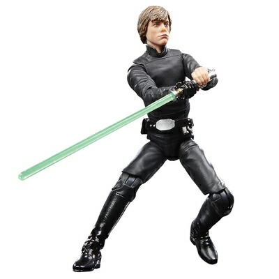 【中古】（新古品） ハズブロ(HASBRO) スター・ウォーズ ブラックシリーズ STAR WARS ルーク・スカイウォーカー(ジェダイナイト), スター・ウォーズ エピソード6/ジェダイの帰還 40周年記念 6インチ(15cm)サイズ アクションフィギュア F7080 正規品 クリスマスおも