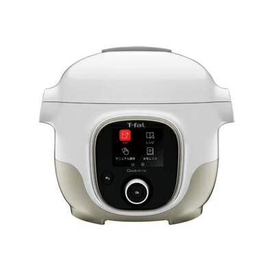 【中古】 ティファール 電気圧力鍋 圧力調理 自動調理 ほったらかし調理 「クックフォーミー 3L」 ホワイト 内蔵210レシピ CY8701JP