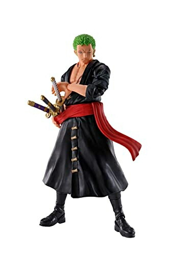 【中古】（新古品） TAMASHII NATIONS S.H.フィギュアーツ ONE PIECE ロロノア・ゾロ -鬼ヶ島討入- 約150mm ABS&PVC製 塗装済み可動フィギュア