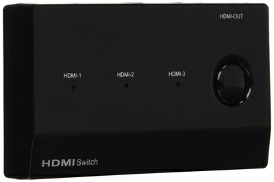 【中古】 iBUFFALO 【Wii U動くこと突きとめる済】HDMIうつり変わり器 3界面 パウダーコンパクト手合い BSAK301