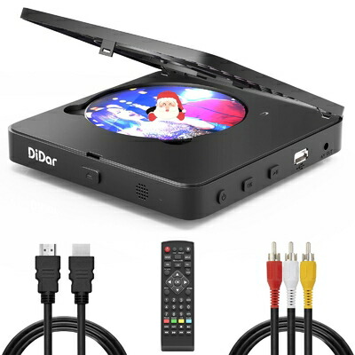 【中古】（新古品） テレビ受像機用スーパーミニブルーレイHDDVD、1080Pブルーレイホームシアター、携帯型遠隔操作+HDMI AV有線テレビ+内蔵PAL/NTSC、USBインプット相応う