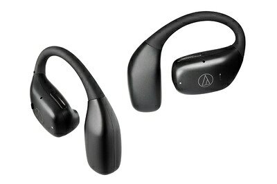 【中古】(新古品)オーディオテクニカ ATH-AC5TW オープンイヤー型 ワイヤレスイヤホン Bluetooth 5.4 IPX4防水防塵規格 ながら聴き マルチポイント 低音域補強技術 最大約34時間再生 ブラック|ベアホームズ