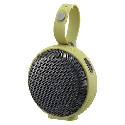 【中古】 オーム電機 AudioComm ポータブルスピーカー ワイヤレススピーカー 耐水 アウトドア Bluetooth ワイヤレスアウトドアスピーカー グリーン ASP-W175N 03-2430 OHM