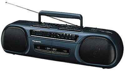 【中古】 Panasonic ラジオカセット ブラック RX-FT53-K|ベアホームズ