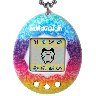 【中古】 Tamagotchi Original (たまごっちオリジナル) 電子ゲーム - レインボー (新ロゴ) [日本語ではない場合があります]