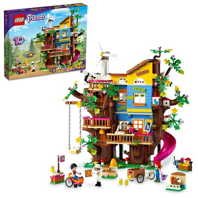 【中古】レゴ(LEGO) フレンズ 友好的な関係 天然木棲み家 クリスマス差し上げ物 クリスマス 41703 手あそび 立ちはだかる 家 おうち おあやつり人形 お人形さん 御嬢さん 8歳以上