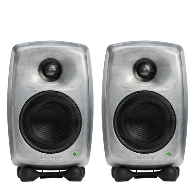 【中古】（新古品） GENELEC 8020DRwM 引き合い・管する金棒引き RAW為し終える (2本・有りの実) 北欧 フィンランド製 5年