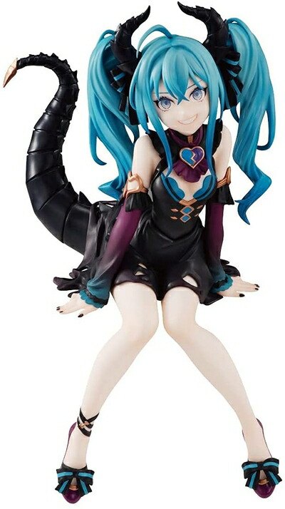 【中古】（新古品） Furyu 初音ミク ぬーどるストッパーフィギュア ヴィランver.