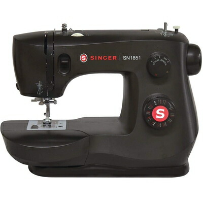 【中古】（新古品） Singer シンガー 電動ミシン SN1851 ブラック シンガー 電動ミシン ブラック　黒