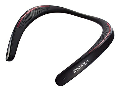 【中古】 KENWOOD(ケンウッド) ウェアラブルネックスピーカー 無線電話金棒引き(黒いこと) CAX-NS1BT-B JVC KENWOOD