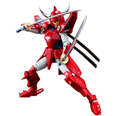 【中古】（新古品） 超弾可動 鎧伝サムライトルーパー 烈火のリョウ ノンスケール ABS&PVC製 塗装済み完成品 アクションフィギュア