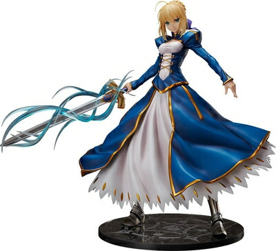 【中古】（新古品） Fate/Grand Order セイバー/アルトリア・ペンドラゴン 1/4スケール PVC製 塗装済み完成品フィギュア 再販分