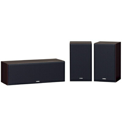 【中古】（新古品） ヤマハ スピーカーパッケージ ハイレゾ音源対応 (3台1組) ウォルナット NS-P350(MB)
