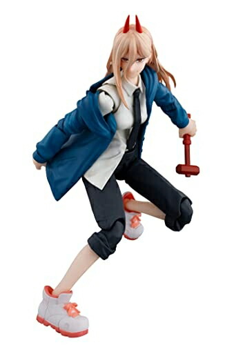 【中古】（新古品） TAMASHII NATIONS S.H.フィギュアーツ チェンソーマン パワー 約145mm PVC&ABS製 塗装済み可動フィギュア