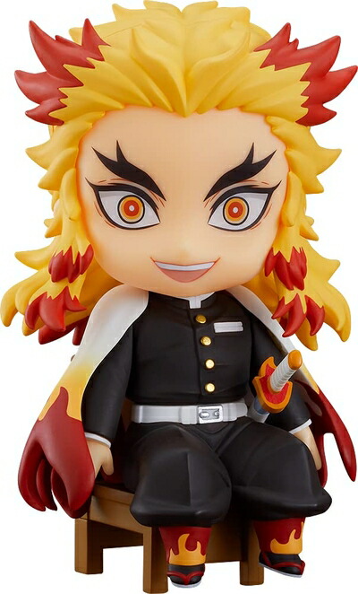 【中古】（新古品） ねんどろいど Swacchao! 鬼滅の刃 煉獄杏寿郎 ノンスケール プラスチック製 塗装済み可動フィギュア G12794