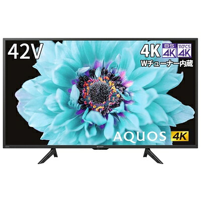 【中古】 シャープ 42V型 液晶 テレビ AQUOS 4T-C42DH1 4K チューナー内蔵 2021年モデル|ベアホームズ