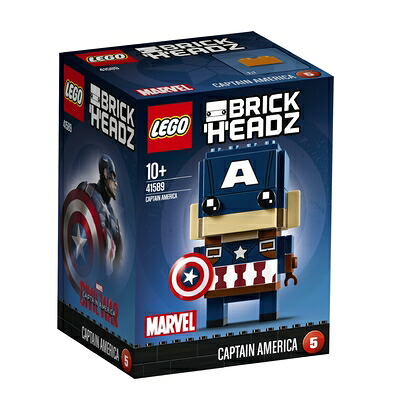 【中古】レゴ(LEGO)ブリックヘッズ 旗がしら・亜米利加 41589