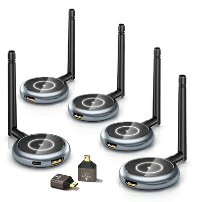 【中古】（新古品）AIMIBO ワイヤレスHDMI 送受信機セット1TX+4RX 42,703円