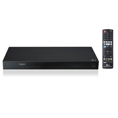 【中古】（新古品） LG 4K Ultra 固定ディスク ブルーレイプレーヤー 4K脹れ上がる取り替えっこ HDR10相応う Dolby Vision相応う Wi-Fi内蔵 UBK90
