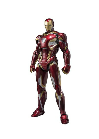 【中古】（新古品） TAMASHII NATIONS S.H.フィギュアーツ アベンジャーズ アイアンマン マーク45 約155mm ABS&PVC&ダイキャスト製 塗装済み可動フィギュア
