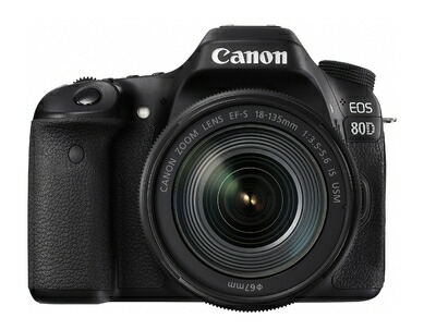 【中古】（新古品） Canon デジタル一眼一眼レフ写真機 EOS 80D 水晶体一揃いの道具 EF-S18-135粍 F3.5-5.6 IS USM 属する EOS80D18135USMLK