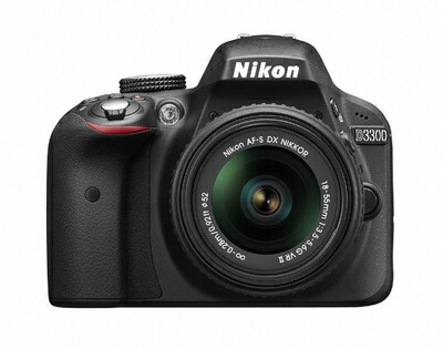 【中古】（新古品） Nikon デジタル一眼レフカメラ D3300 18-55 VR IIレンズキット ブラック D3300LKBK