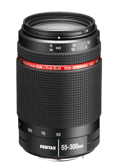 【中古】（新古品） HD PENTAX-DA 55-300mmF4-5.8ED WR 望遠ズームレンズ 【APS-Cサイズ用】【高い描写性能】【高性能 HDコーティング】【防滴構造】【ペンタックス一眼Kシリーズはボディ内手振れ補正を搭載】 22270｜ベアホームズ