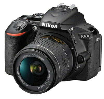 【中古】（新古品） Nikon デジタル一眼レフカメラ D5600 AF-P 18-55 VR レンズキット ブラック D5600LKBK