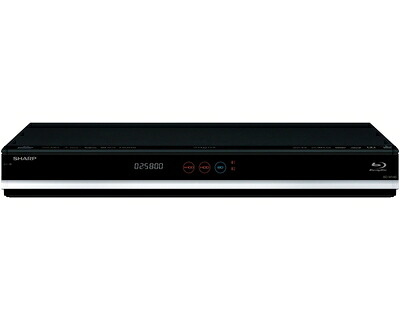 【中古】（新古品） 読みやすい AQUOS ブルーレイレコーダー 500GB 2ラジオ受信機 BD-W580