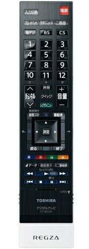 【中古】（新古品） 東芝 液晶テレビ受像機 遠隔操作 CT-90376 75023764